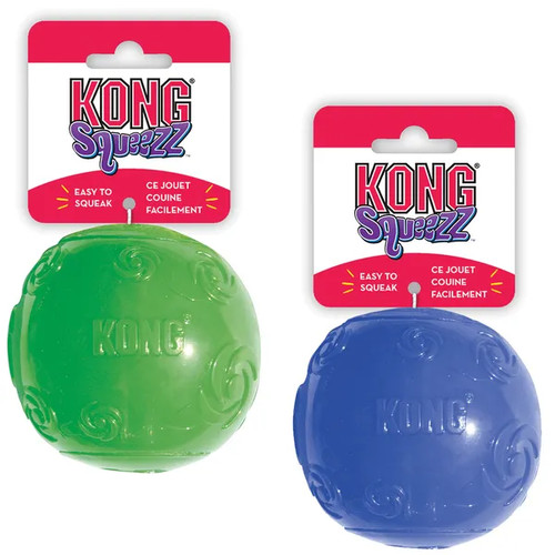 Kong squeezz ball durable - squeezz,